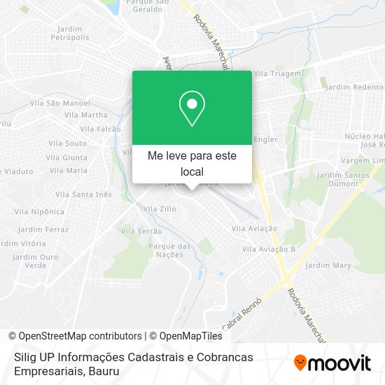 Silig UP Informações Cadastrais e Cobrancas Empresariais mapa