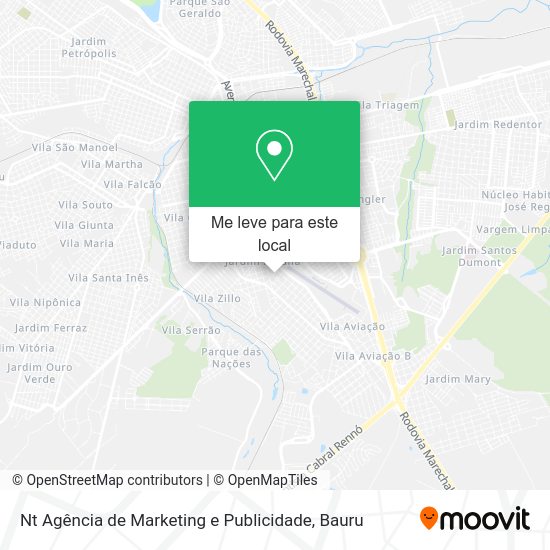 Nt Agência de Marketing e Publicidade mapa
