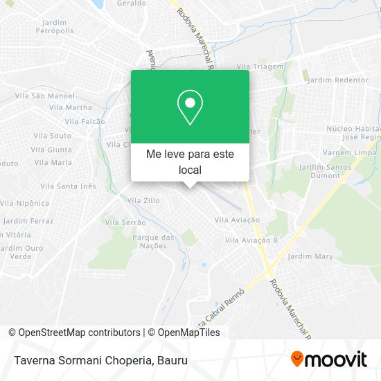 Taverna Sormani Choperia mapa