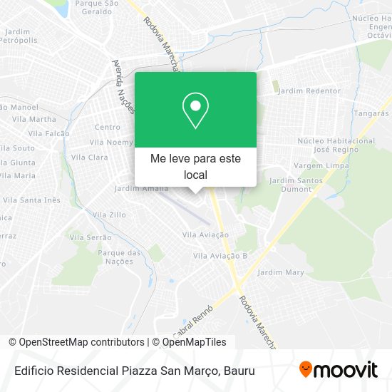 Edificio Residencial Piazza San Março mapa