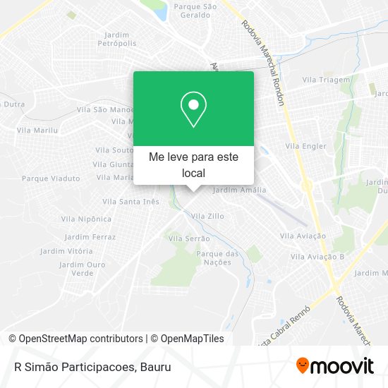 R Simão Participacoes mapa