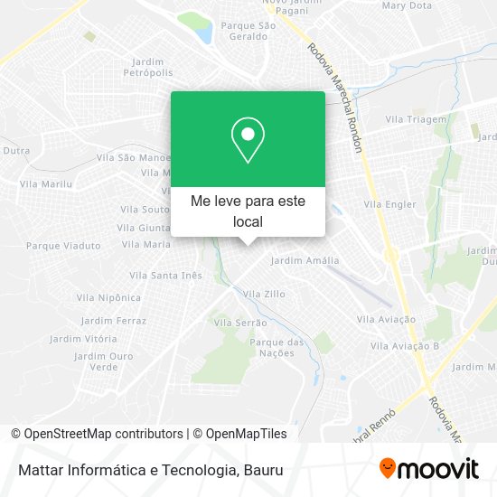 Mattar Informática e Tecnologia mapa