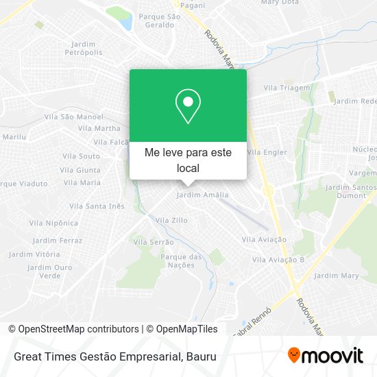 Great Times Gestão Empresarial mapa