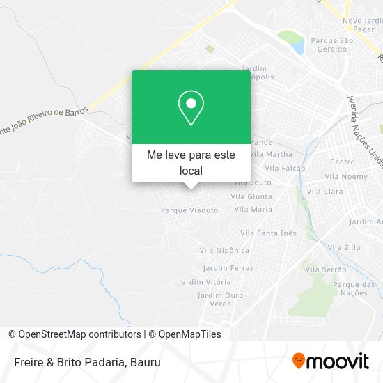 Freire & Brito Padaria mapa
