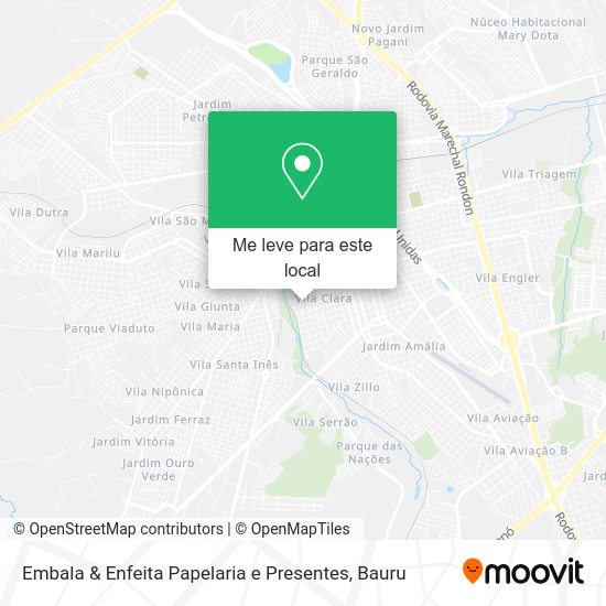 Embala & Enfeita Papelaria e Presentes mapa