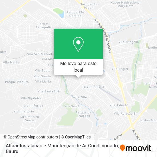 Alfaar Instalacao e Manutenção de Ar Condicionado mapa