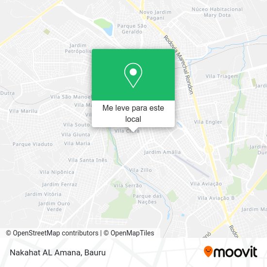 Nakahat AL Amana mapa
