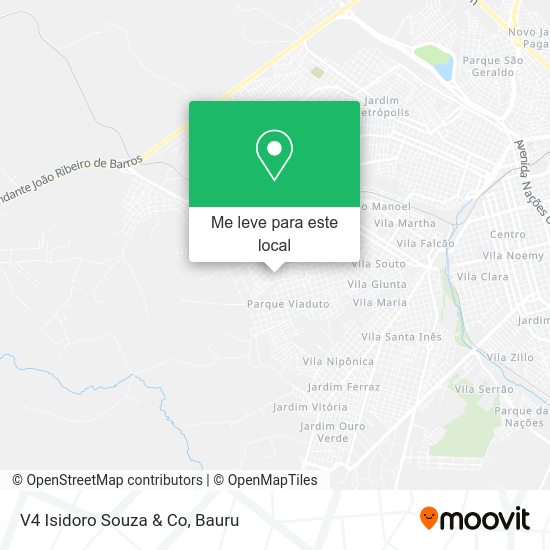V4 Isidoro Souza & Co mapa