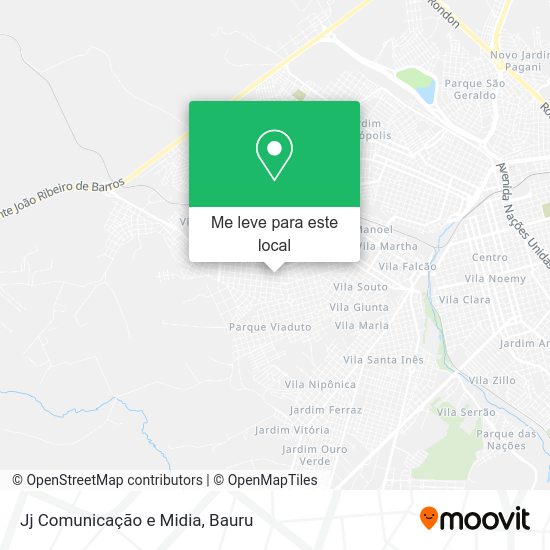Jj Comunicação e Midia mapa