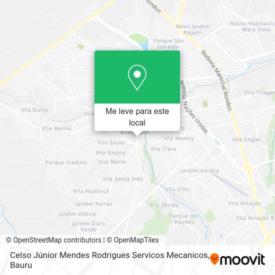 Celso Júnior Mendes Rodrigues Servicos Mecanicos mapa