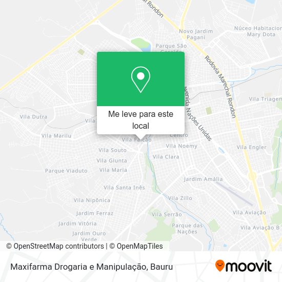 Maxifarma Drogaria e Manipulação mapa