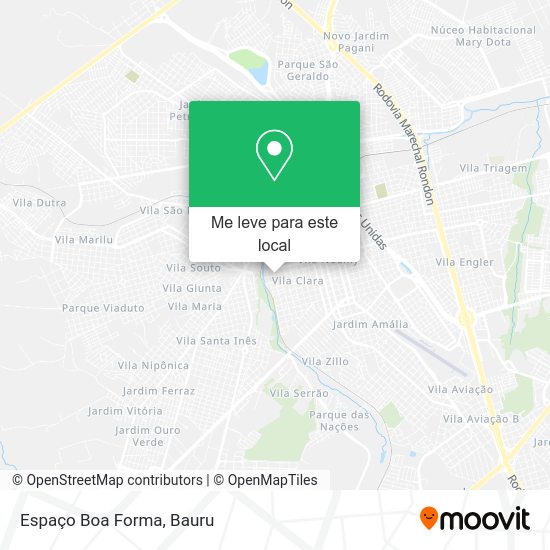 Espaço Boa Forma mapa