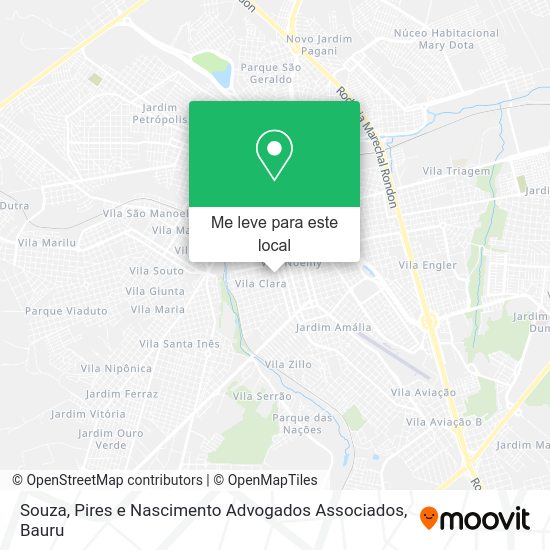 Souza, Pires e Nascimento Advogados Associados mapa
