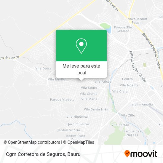 Cgm Corretora de Seguros mapa