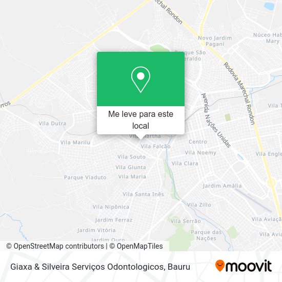 Giaxa & Silveira Serviços Odontologicos mapa