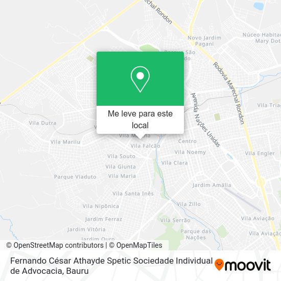 Fernando César Athayde Spetic Sociedade Individual de Advocacia mapa