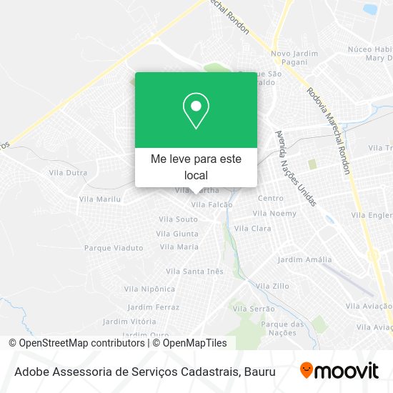 Adobe Assessoria de Serviços Cadastrais mapa