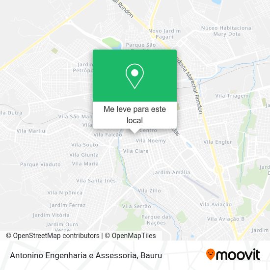 Antonino Engenharia e Assessoria mapa