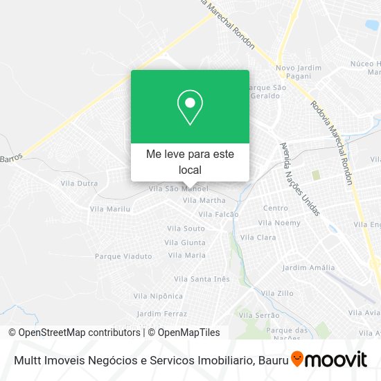 Multt Imoveis Negócios e Servicos Imobiliario mapa