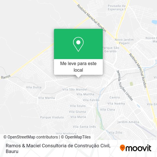 Ramos & Maciel Consultoria de Construção Civil mapa