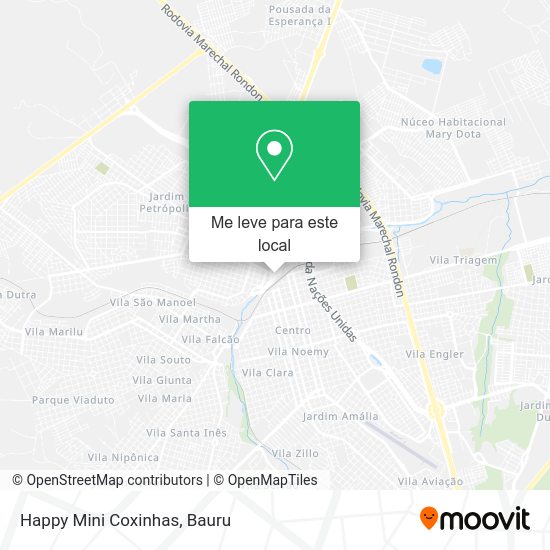 Happy Mini Coxinhas mapa