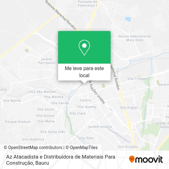 Az Atacadista e Distribuidora de Materiais Para Construção mapa