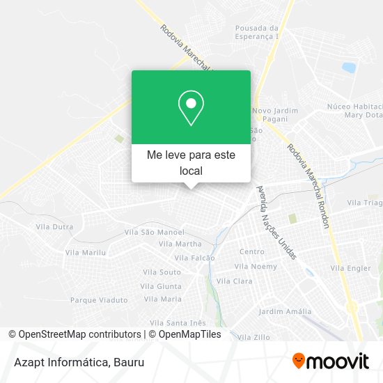 Azapt Informática mapa
