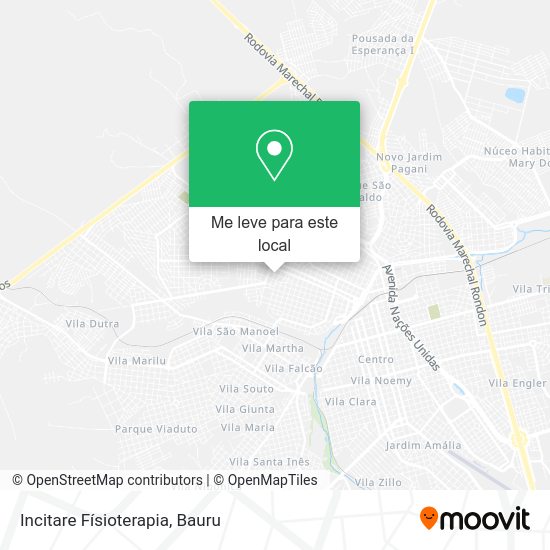 Incitare Físioterapia mapa