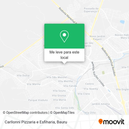 Carllonni Pizzaria e Esfiharia mapa