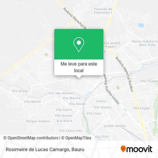 Rosimeire de Lucas Camargo mapa