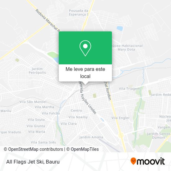 All Flags Jet Ski mapa