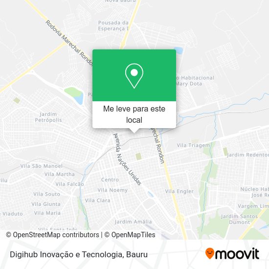 Digihub Inovação e Tecnologia mapa