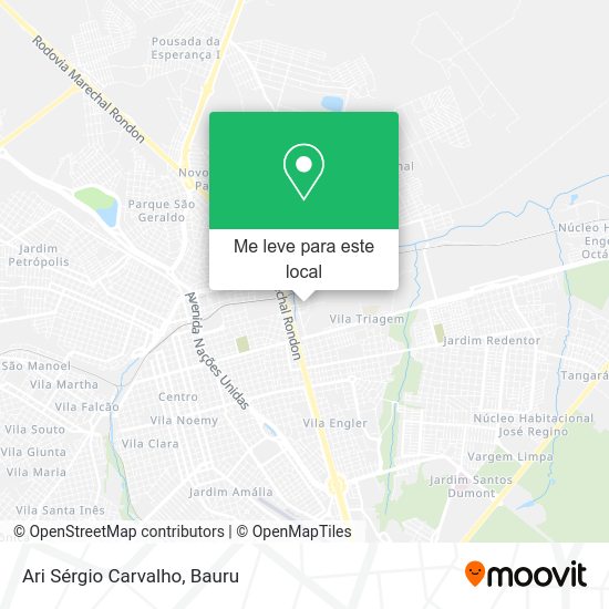 Ari Sérgio Carvalho mapa