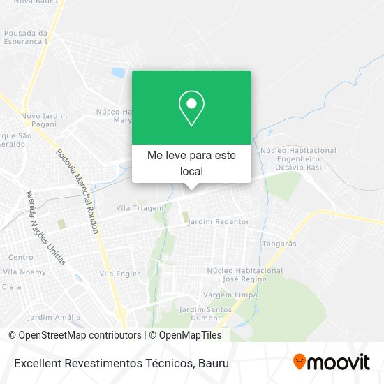 Excellent Revestimentos Técnicos mapa