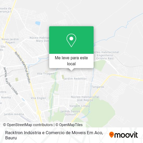 Racktron Indústria e Comercio de Moveis Em Aco mapa