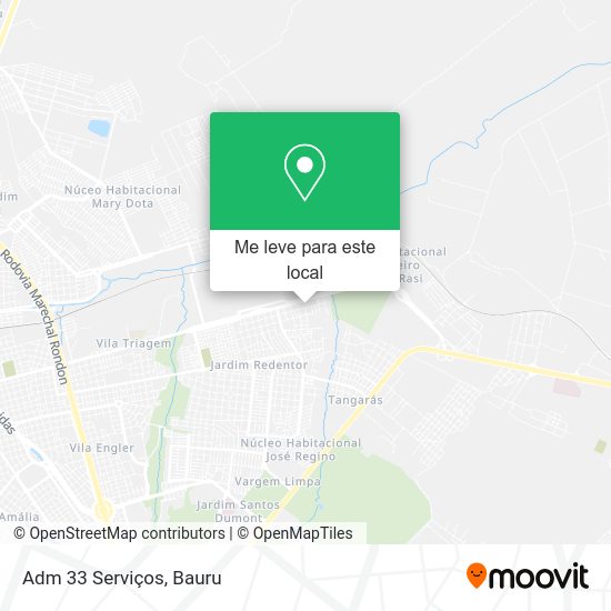 Adm 33 Serviços mapa