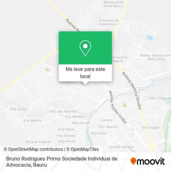 Bruno Rodrigues Primo Sociedade Individual de Advocacia mapa