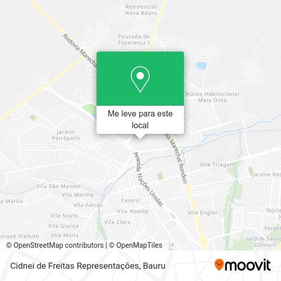 Cidnei de Freitas Representações mapa