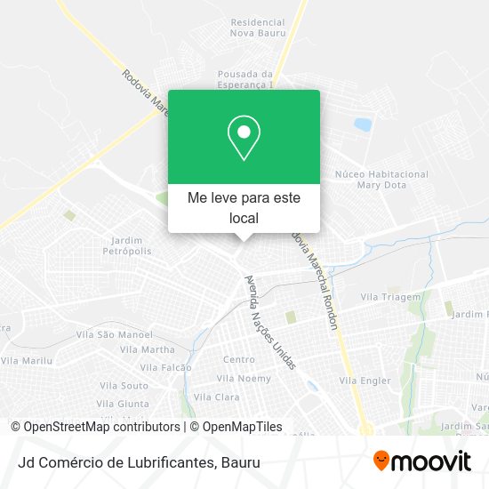 Jd Comércio de Lubrificantes mapa