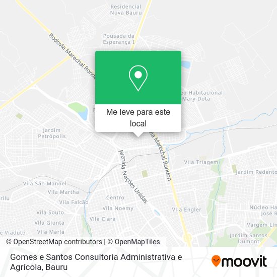 Gomes e Santos Consultoria Administrativa e Agrícola mapa