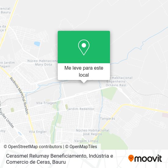 Cerasmel Relumay Beneficiamento, Indústria e Comercio de Ceras mapa