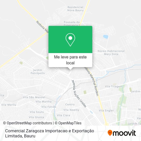 Comercial Zaragoza Importacao e Exportação Limitada mapa