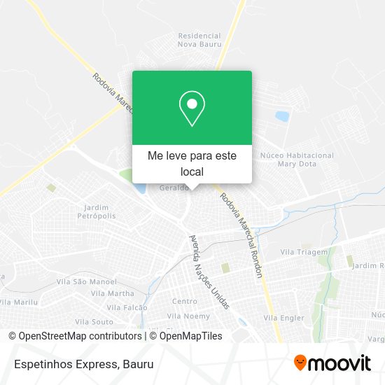 Espetinhos Express mapa