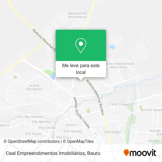 Ceal Empreendimentos Imobiliários mapa