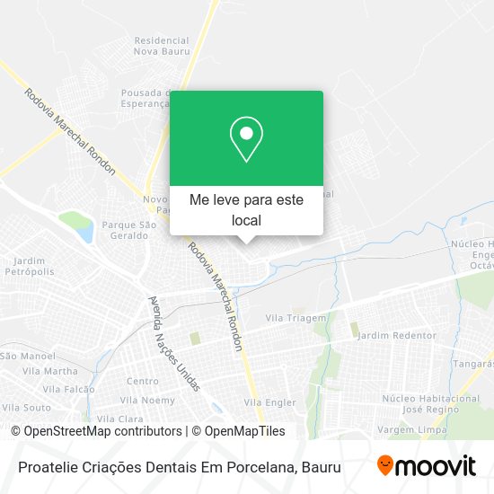 Proatelie Criações Dentais Em Porcelana mapa
