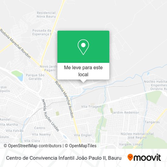 Centro de Convivencia Infantil João Paulo II mapa