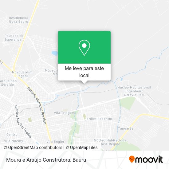 Moura e Araújo Construtora mapa