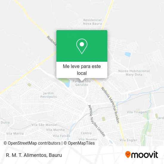 R. M. T. Alimentos mapa