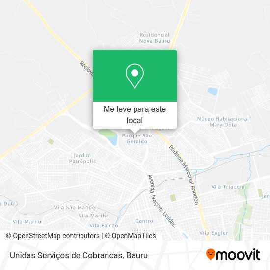 Unidas Serviços de Cobrancas mapa