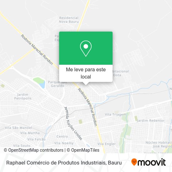 Raphael Comércio de Produtos Industriais mapa